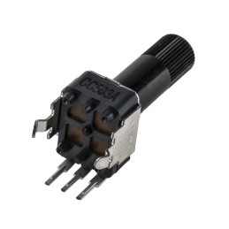 1 pcs - Alps Alpine 50kΩ Rotary Carbon Film Potentiometer, Panel Mount (Through Hole), RK09K1130BCN