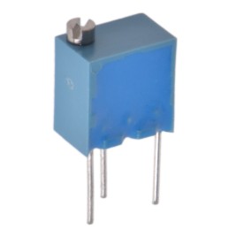 1 pcs - 10kΩ, Through Hole Trimmer Potentiometer 0.25W Top Adjust Bourns, PV37