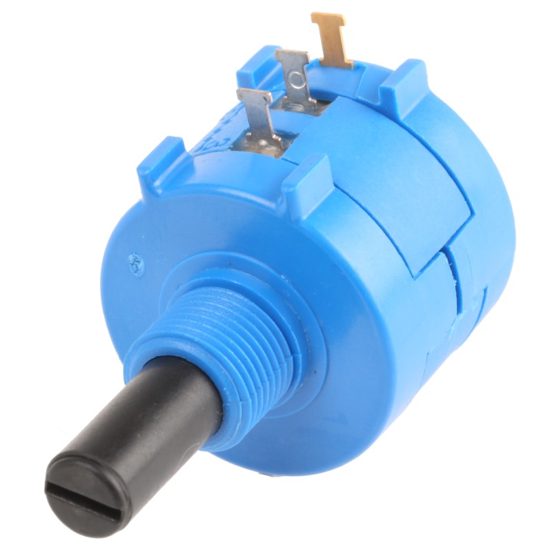 1 pcs - Bourns 2kΩ Rotary Potentiometer 10-Turns 1-Gang Panel Mount, 3590S-1-202L