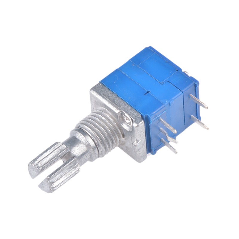 1 pcs - Bourns 10kΩ Rotary Potentiometer 1-Gang Through Hole, PTR901-2015K-B103