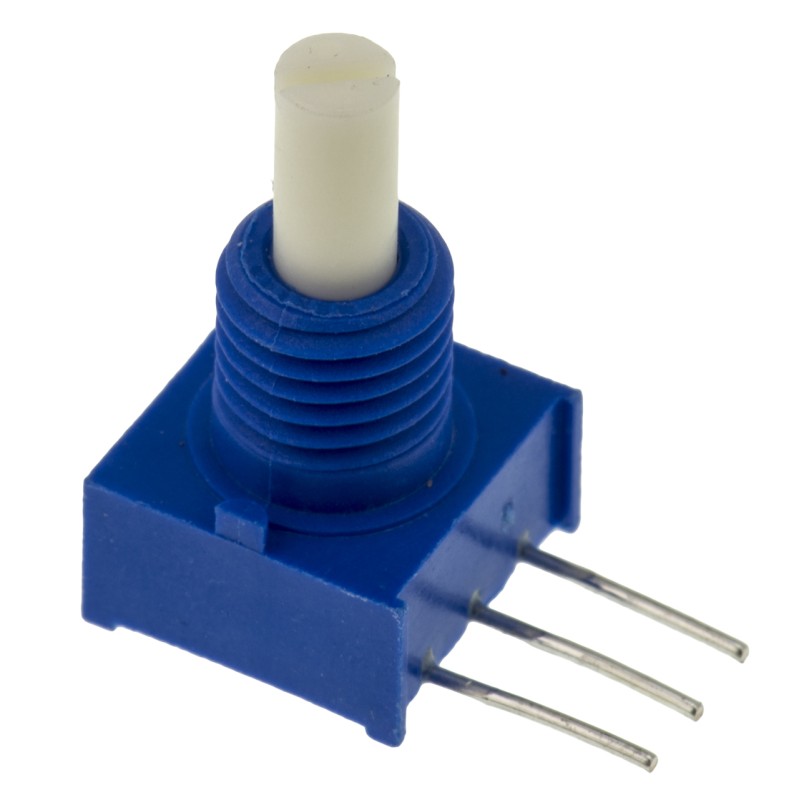 1 pcs - Bourns 3310C Series Conductive Plastic Potentiometer with a 3.17 mm Dia. Shaft, 2kΩ, ±20%, 0.25W, ±1000ppm/°C
