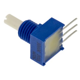 1 pcs - Bourns 3310C Series Conductive Plastic Potentiometer with a 3.17 mm Dia. Shaft, 2kΩ, ±20%, 0.25W, ±1000ppm/°C
