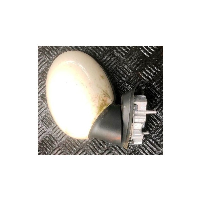 2009 MINI COOPER R56 1.6 petrol LH FRONT DOOR MIRROR WHITE CREAM