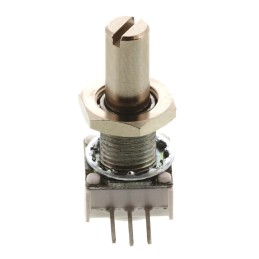 1 pcs - Vishay 10kΩ Rotary Potentiometer 1-Gang, Panel Mount (Through Hole), 14810F0GJSX10103KA