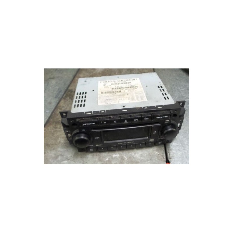 2007 DODGE CALIBER 2.0 DIESEL RADIO HEAD P05064362AA