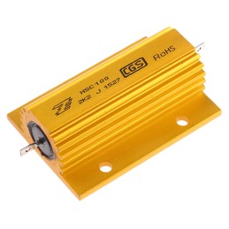 1 pcs - TE Connectivity, 2.2kΩ 100W Wire Wound Chassis Mount Resistor HSC1002K2J ±5%