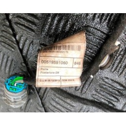 2013 CHRYSLER YPSILON 1.2 MK3 RH REAR DOOR WIRING HARNESS 519591060