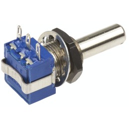 1 pcs - Bourns 10kΩ Rotary Potentiometer 1-Gang Panel Mount, 53RAA-R25-A15L