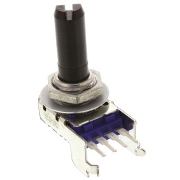 1 pcs - Alps Alpine 50kΩ Rotary Carbon Film Potentiometer, Panel Mount (Through Hole), RK11K1120ABF