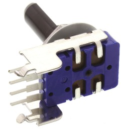 1 pcs - Alps Alpine 50kΩ Rotary Carbon Film Potentiometer, Panel Mount (Through Hole), RK11K1120ABF