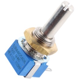 1 pcs - Bourns 500Ω Rotary Potentiometer 1-Gang Panel Mount, 53RAA-R25-A08L