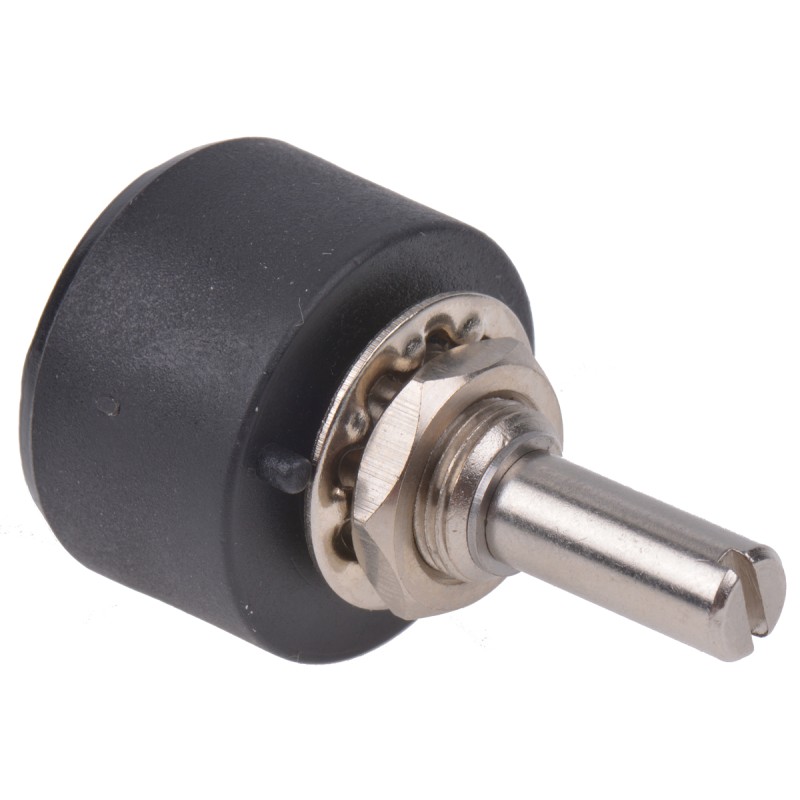 1 pcs - RS PRO 25kΩ Rotary Potentiometer 1-Gang Panel Mount