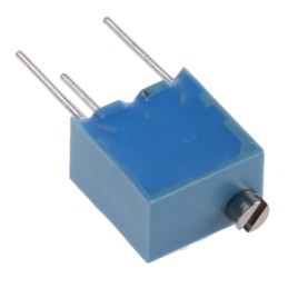 1 pcs - 1kΩ, Through Hole Trimmer Potentiometer 0.25W Top Adjust Bourns, PV37
