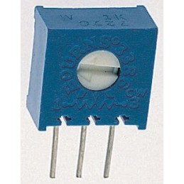 1 pcs - 1kΩ, Through Hole Trimmer Potentiometer 0.5W Side Adjust Bourns, 3386