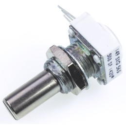 1 pcs - Vishay 50kΩ Rotary Potentiometer 1-Gang, Panel Mount (Through Hole), 14910F0GJSX10503KA