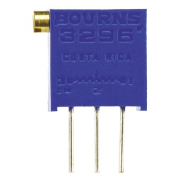 1 pcs - 10kΩ, Through Hole Trimmer Potentiometer 0.5W Side Adjust Bourns, 3296