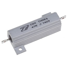1 pcs - TE Connectivity, 47Ω 50W Wire Wound Chassis Mount Resistor THS5047RJ ±5%