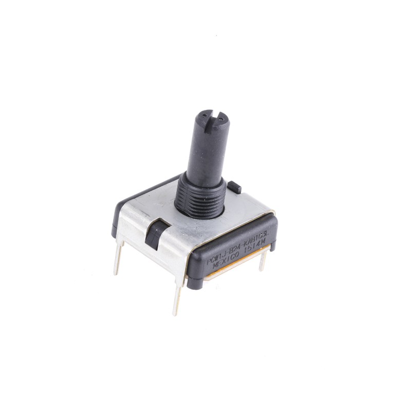 1 pcs - Bourns 10kΩ Rotary Potentiometer 1-Gang, Panel Mount (Through Hole), PCW1J-B24-KAB103L