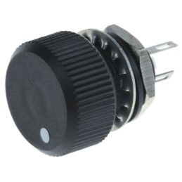 1 pcs - Vishay 1MΩ Rotary Potentiometer 1-Gang Panel Mount, P16NP105MAB15