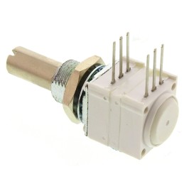 1 pcs - Vishay 1kΩ Rotary Potentiometer 1-Gang, Panel Mount (Through Hole), 14820F0GJSX13102KA