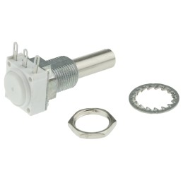 1 pcs - Vishay 10kΩ Rotary Potentiometer 1-Gang Panel Mount, P11S1V0FLSY00103KL