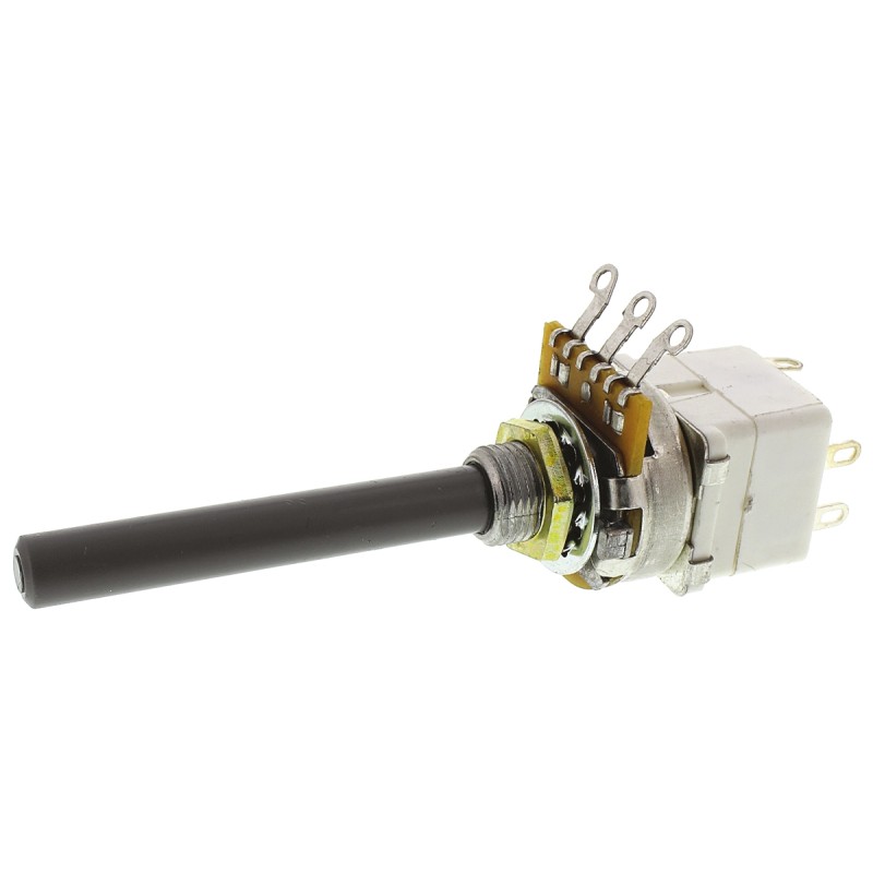 1 pcs - TE Connectivity 10kΩ Rotary Potentiometer 1-Gang Panel Mount, 1624213-2