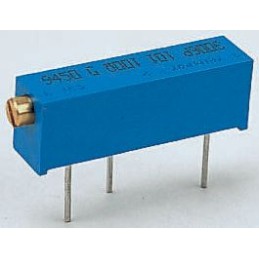 1 pcs - 500Ω, Through Hole Trimmer Potentiometer 0.75W Side Adjust Bourns, 3006