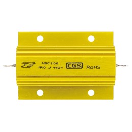 1 pcs - TE Connectivity, 1Ω 100W Wire Wound Chassis Mount Resistor HSC1001R0J ±5%