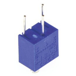 1 pcs - 10kΩ, Through Hole Trimmer Potentiometer 0.25W Top Adjust Bourns, 3262