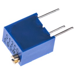 1 pcs - 50kΩ, Through Hole Trimmer Potentiometer 0.25W Top Adjust Bourns, 3266