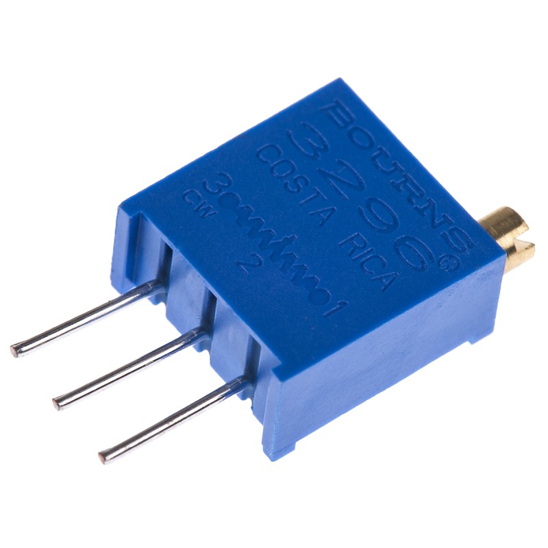 1 pcs - 50Ω, Through Hole Trimmer Potentiometer 0.5W Top Adjust Bourns, 3296