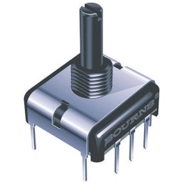 1 pcs - Bourns 5kΩ Rotary Potentiometer 1-Gang, Panel Mount (Through Hole), PCW1J-B24-KAB502L