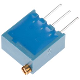 1 pcs - 100kΩ, Through Hole Trimmer Potentiometer 0.5W Top Adjust Bourns, PV36