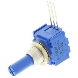 1 pcs - Bourns 2.5kΩ Rotary Potentiometer 1-Gang Panel Mount, 91A1A-B28-E12L