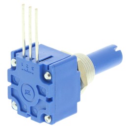 1 pcs - Bourns 2.5kΩ Rotary Potentiometer 1-Gang Panel Mount, 91A1A-B28-E12L