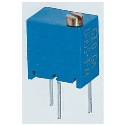 1 pcs - 25kΩ, Through Hole Trimmer Potentiometer 0.25W Top Adjust Bourns, 3266