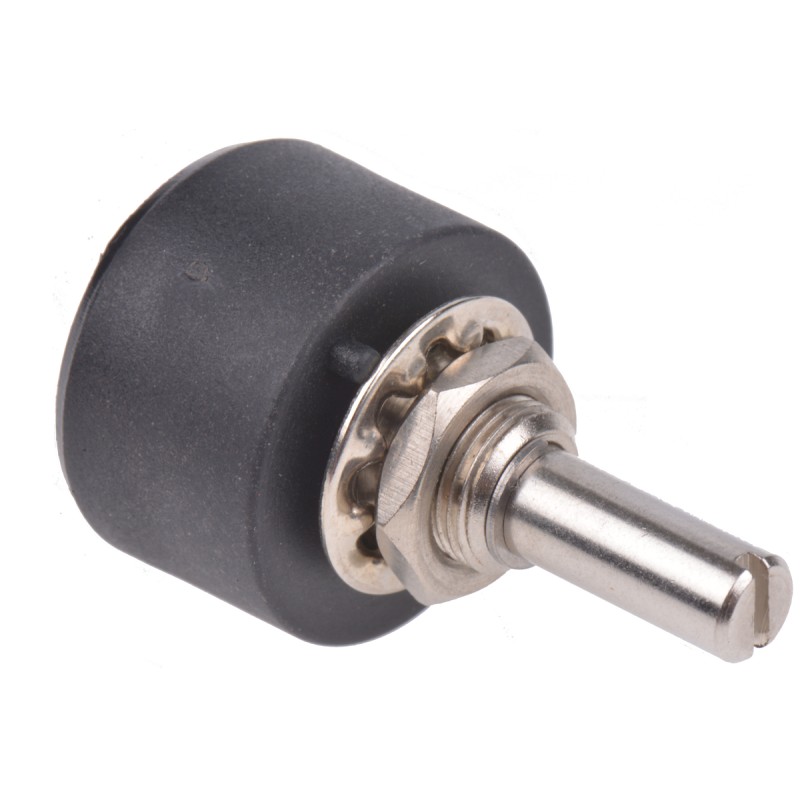 1 pcs - RS PRO 5kΩ Rotary Potentiometer 1-Gang Panel Mount