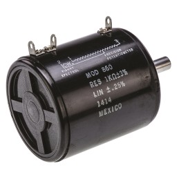 1 pcs - Vishay 1kΩ Rotary Potentiometer 10-Turns 1-Gang Panel Mount, 860B1102