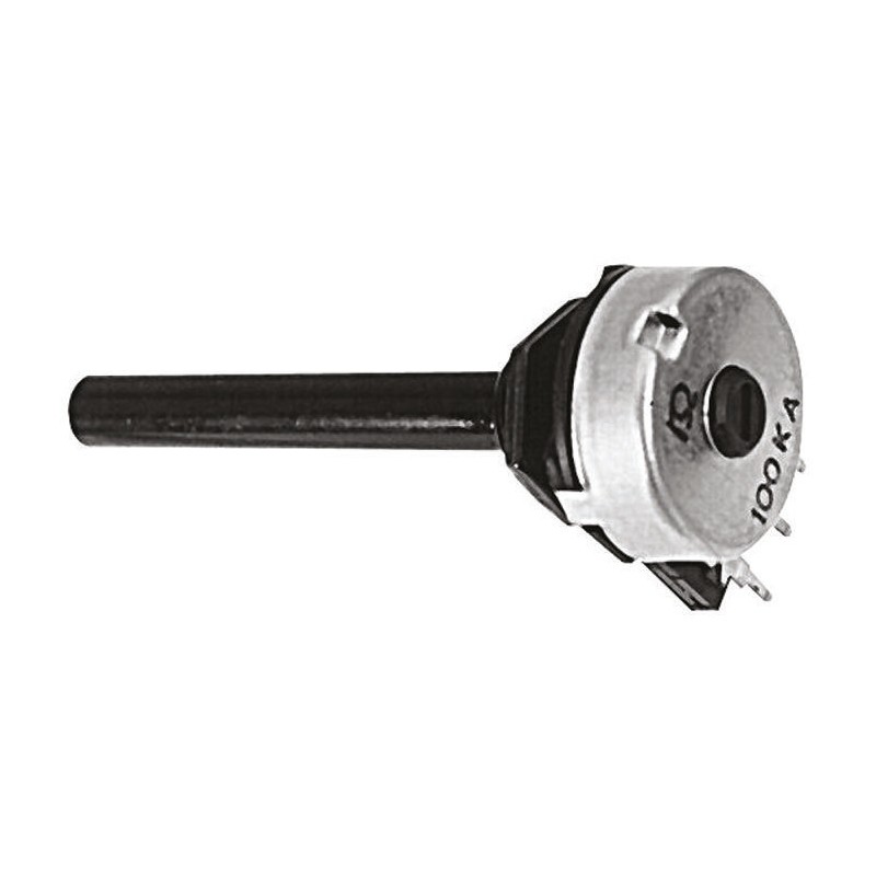 1 pcs - Radiohm 2.2MΩ Rotary Potentiometer 1-Gang Panel Mount, 05.061.7220