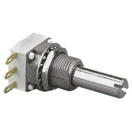 1 pcs - Vishay 50kΩ Rotary Potentiometer 1-Gang Panel Mount, P11P1F0GJSY00503KA