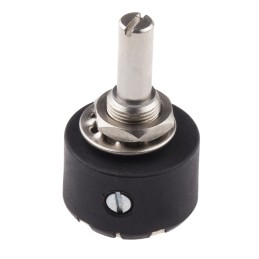 1 pcs - RS PRO 100Ω Rotary Potentiometer 1-Gang Panel Mount