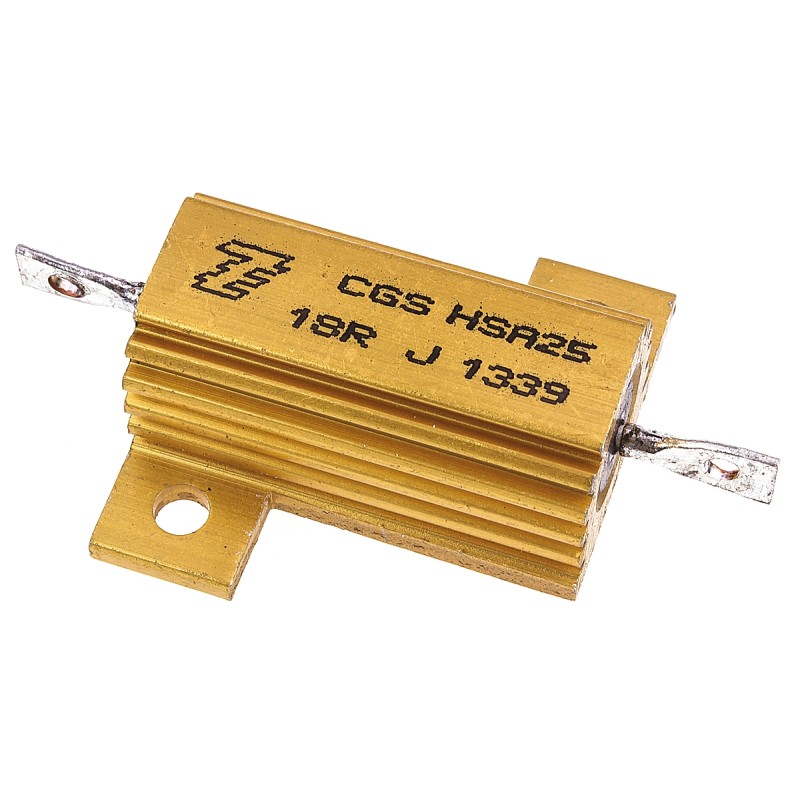1 pcs - TE Connectivity, 18Ω 25W Wire Wound Chassis Mount Resistor HSA2518RJ ±5%