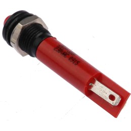1 pcs - RS PRO Red Panel Mount Indicator, 230V ac, 8mm Mounting Hole Size