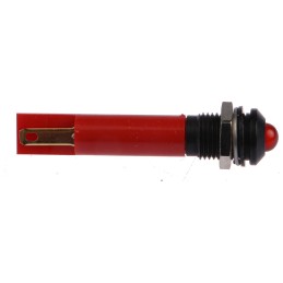 1 pcs - RS PRO Red Panel Mount Indicator, 230V ac, 8mm Mounting Hole Size