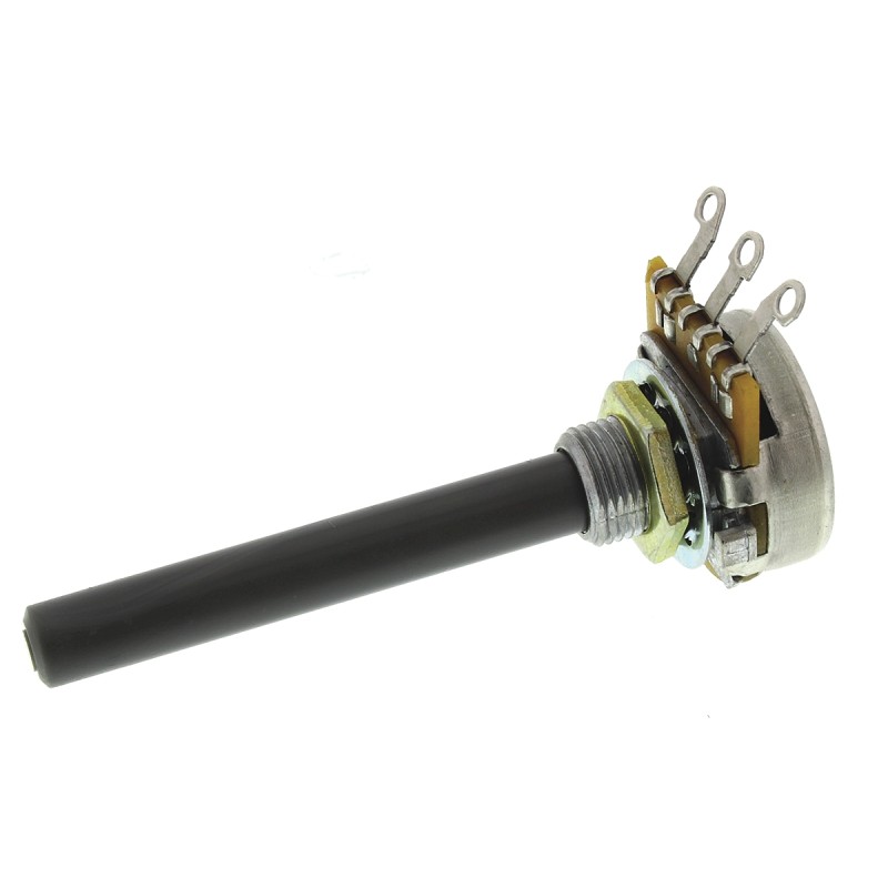 1 pcs - TE Connectivity 100kΩ Rotary Potentiometer 1-Gang Panel Mount, 1624153-2