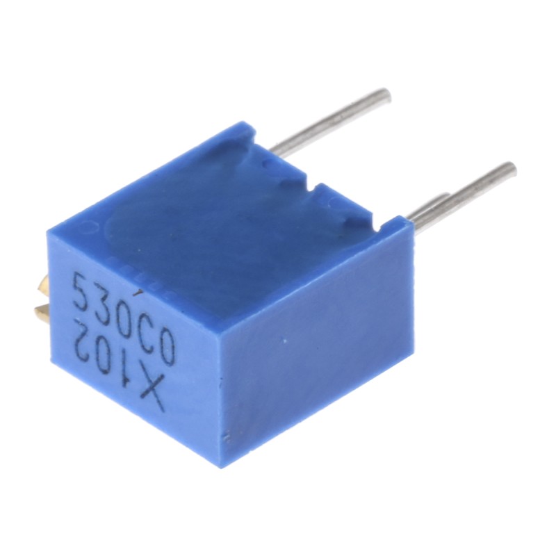 1 pcs - 1kΩ, Through Hole Trimmer Potentiometer 0.25W Side Adjust Bourns, 3266