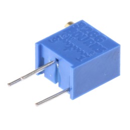 1 pcs - 1kΩ, Through Hole Trimmer Potentiometer 0.25W Side Adjust Bourns, 3266