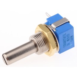 1 pcs - Bourns 1kΩ Rotary Potentiometer 1-Gang Panel Mount, 53RAA-R25-A10L