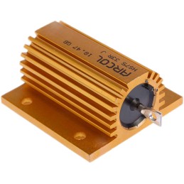 1 pcs - Arcol, 33Ω 75W Wire Wound Chassis Mount Resistor HS75 33R J ±5%