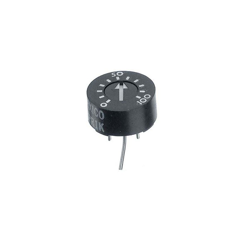 1 pcs - 1kΩ, Through Hole Trimmer Potentiometer 1W Top Adjust TT Electronics/BI, 93